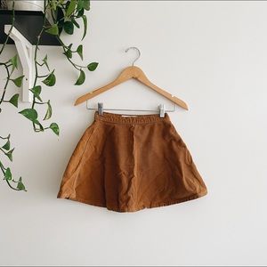 Corduroy circle skirt